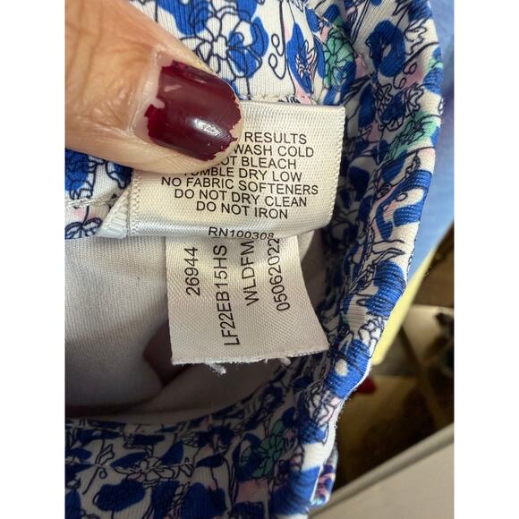 Peter Millar Golf Skort Skirt Performance Golf Tennis Floral Print UPF 50+ Sz S - Picture 8 of 10